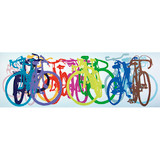 Colorful Row Bicycle Puzzle Colorful Row Bicycle Puzzle