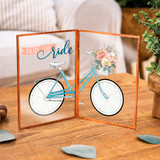 Enjoy the Ride Bicycle Glass Sign