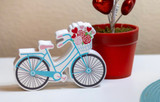 Valentine Bicycle Wood Block 5 inch