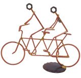 Tandem Brazed Metal Bike Riders
