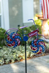 Star Spangled Bicycle Spinner