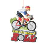 How I Roll Bicycle Ornament