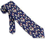 Racing Cyclists Tie Blue