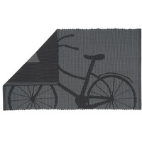 Reversible Jacquard Bicycle Floor Mat