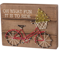 Fun to Ride Holiday String Art