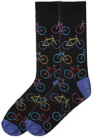 Bright Bikes Men's Dress Sock