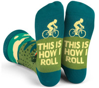 How I Roll Bicycle Message Sock
