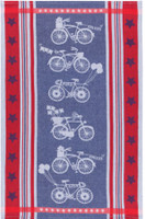 Americana Cotton Jacquard Bicycle Kitchen Towel