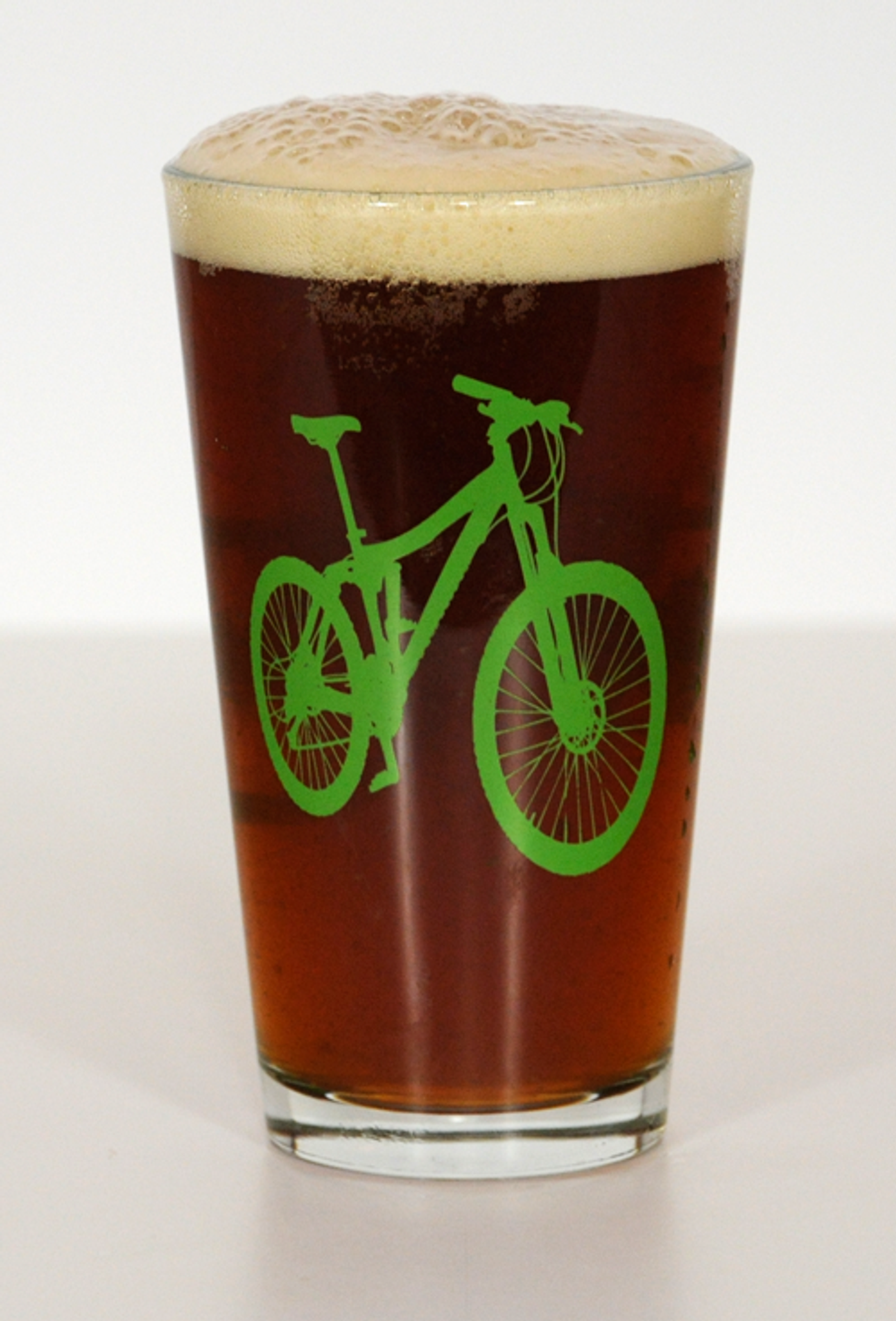 Road Bike Pint Beer Glass Set of four colors