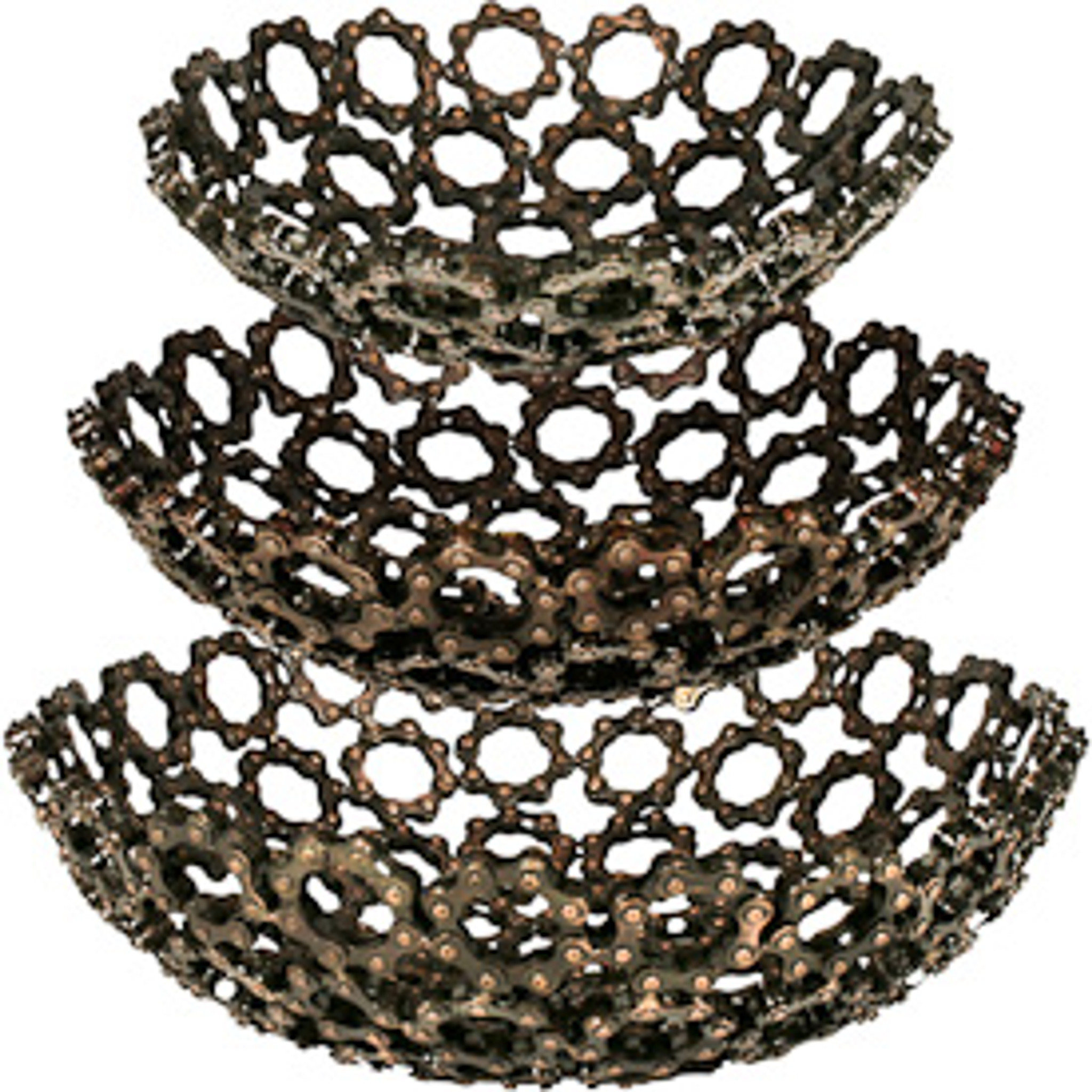 Decorative Chain Bowl in Three Sizes