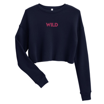 SC Crop Embroidery Sweatshirt