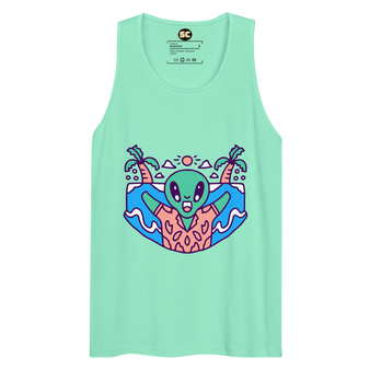 SC Alien Vacation Men’s Premium Tank Top