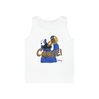 SC Cookie Graphic Unisex Heavy Cotton Tank Top (shipping discount)