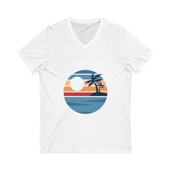 SC Island Paradise Unisex Jersey V-Neck Tee