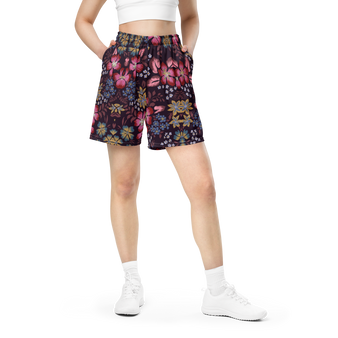 SC Floral Design Mesh Shorts