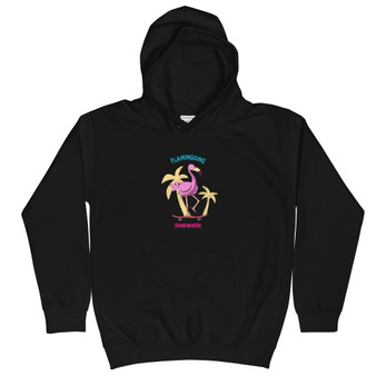 SC Flamingoing Something Kids Hoodie