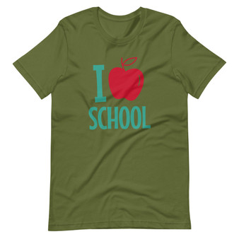 SC Short-Sleeve Unisex  I Love School T-Shirt