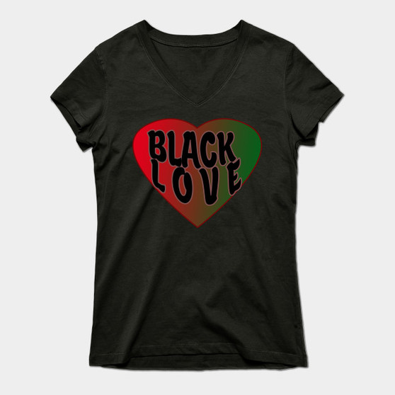 SC Afrocentric Women's V-Neck Comfy Tee