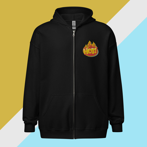 SC Hot Embroidery Unisex Heavy Blend Zip Hoodie