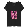 SC Love Plus Size Women’s Recycled V-Neck T-Shirt