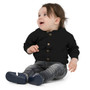 SC Embroidery Baby Organic Black Bomber Jacket (Shipping discount)