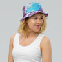 SC Fox Embroidery Trendy Tie-Dye Bucket Hat