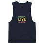 SC Dream, Live, Enjoy Men’s Drop Arm Tank Top