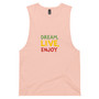 SC Dream, Live, Enjoy Men’s Drop Arm Tank Top