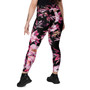 SC Floral Print Crossover Leggings With Pockets (Free Shipping)