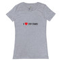 SC I Love Mom Fitted T-Shirt