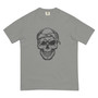 SC Grunge Skull Men’s Garment-Dyed Heavyweight T-Shirt (Shipping Discount)