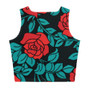 SC Floral Pattern AOP Crop Top