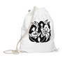 SC Organic Cotton Abstract Graphic Drawstring Bag SC Organic Cotton Abstract Graphic Drawstring Bag