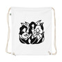 SC Organic Cotton Abstract Graphic Drawstring Bag SC Organic Cotton Abstract Graphic Drawstring Bag