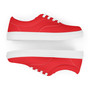 SC Men’s Red Fashion Lace-Up Canvas Shoes SC Men’s Red Fashion Lace-Up Canvas Shoes