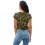 SC All-Over Camo Print Crop Tee