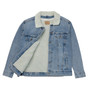 SC Monogram Unisex Denim Sherpa Jacket (Free Shipping)