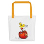 SC Smiley Apple Tote Bag