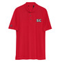 SC Embroidery Adidas Performance Red Polo Shirt SC Embroidery Adidas Performance Red Polo Shirt