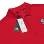 SC Embroidery Adidas Performance Red Polo Shirt SC Embroidery Adidas Performance Red Polo Shirt