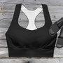 SC Versatile Longline Sports Black Bra