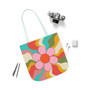SC Flower Child Polyester Canvas Tote Bag (AOP)