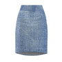 SC Graphic Denim AOP Women's Pencil Skirt (OUT STOCK)