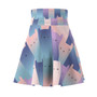 SC  Cats Design AOP Women's Skater Skirt 
