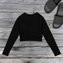 SC RAP Recycled Long-Sleeve Crop Top