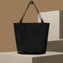 SC Black Gold All-Over Print Large Tote Bag