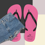 SC Beach Calling Hot Pink Flip-Flops