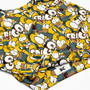 SC Get Crazy All Over Design Recycled Long-Sleeve Crop Top
