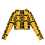 SC Abstract Recycled Long-Sleeve Eco-Crop Top SC Abstract Recycled Long-Sleeve Eco-Crop Top