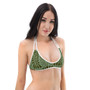 SC Ribbed Triangle Double Strap Bikini Top